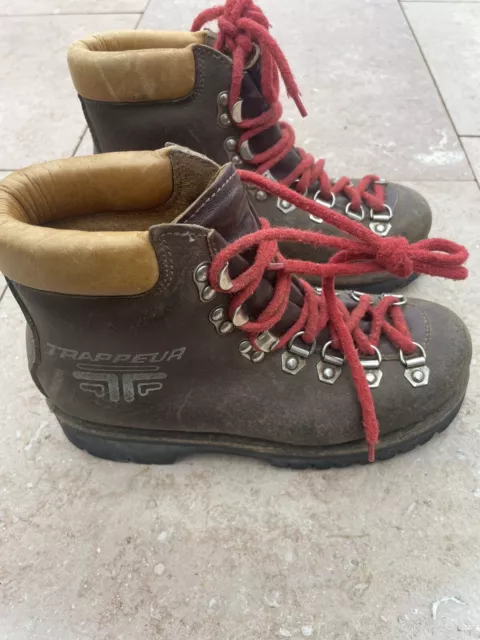 CHAUSSURES DE MONTAGNE Trappeur Vintage EUR 10 00 PicClick FR